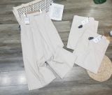  Quần suông nữ màu kem 
