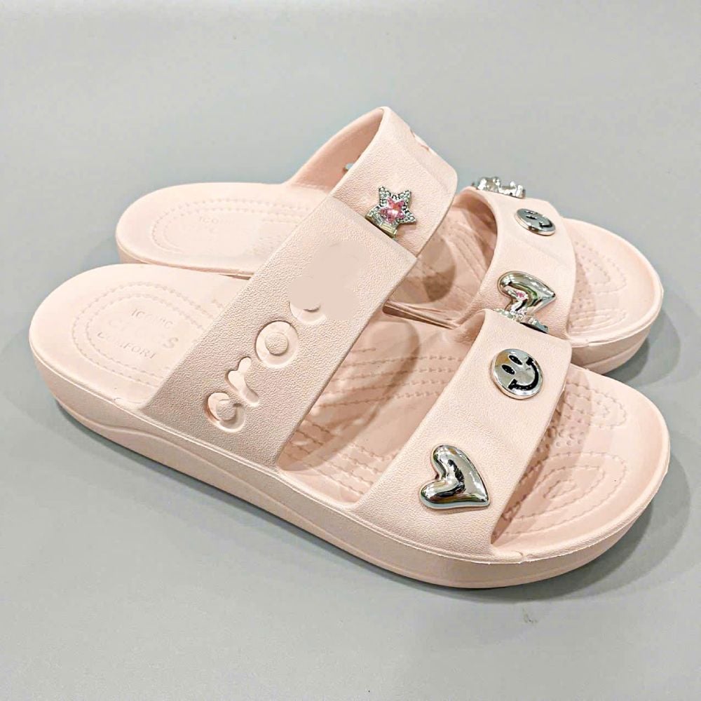  Dép Dinas hai quai ngang baya platform sandals nữ 