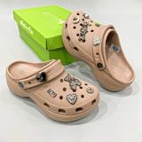  Dép sục Dinas classic platform đế cao 5 phân nữ 