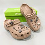  Dép sục Dinas classic platform đế cao 5 phân nữ 