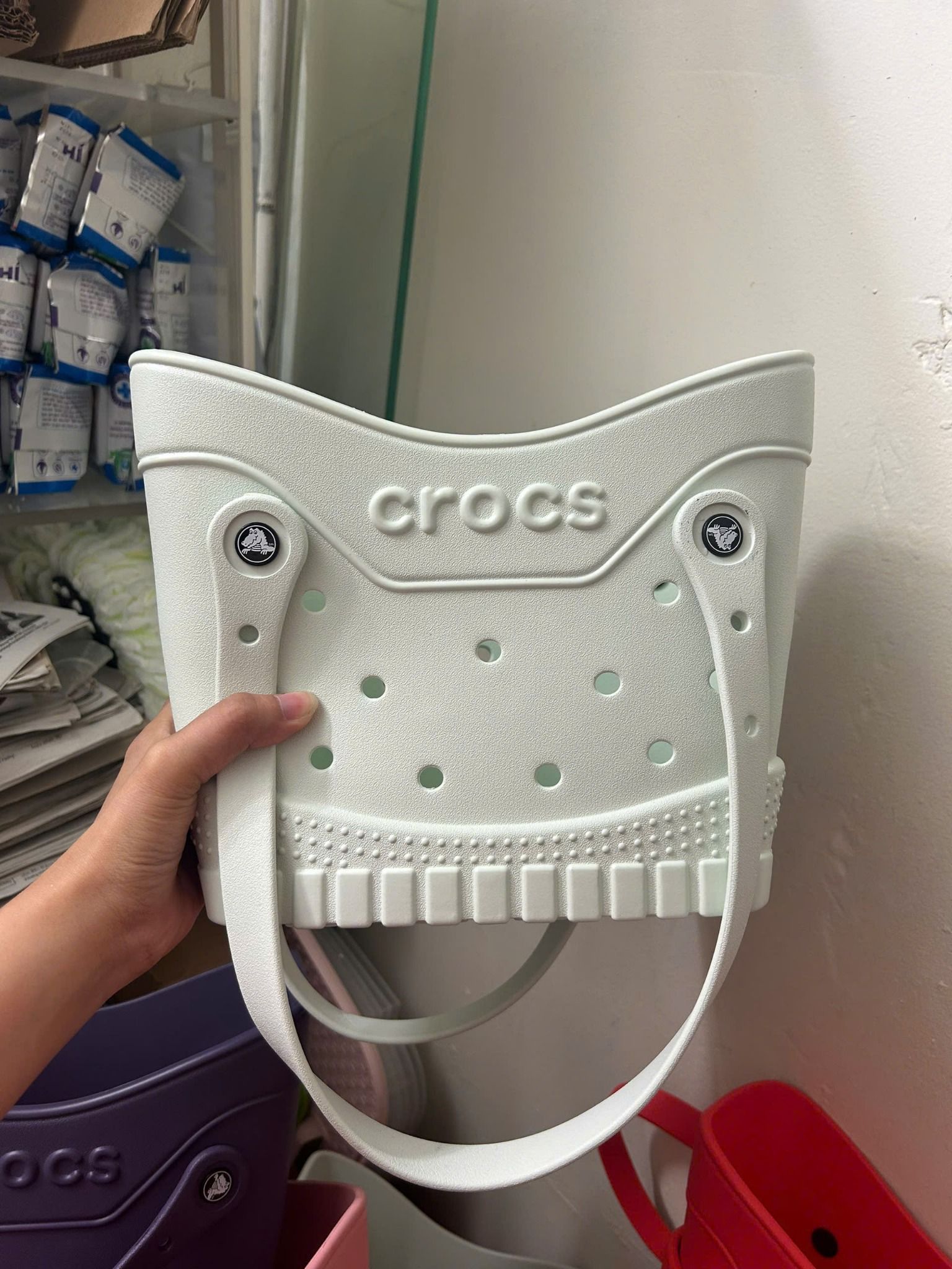  Túi Dinas classic tote chính hãng size mini 26 - 22 - 12 