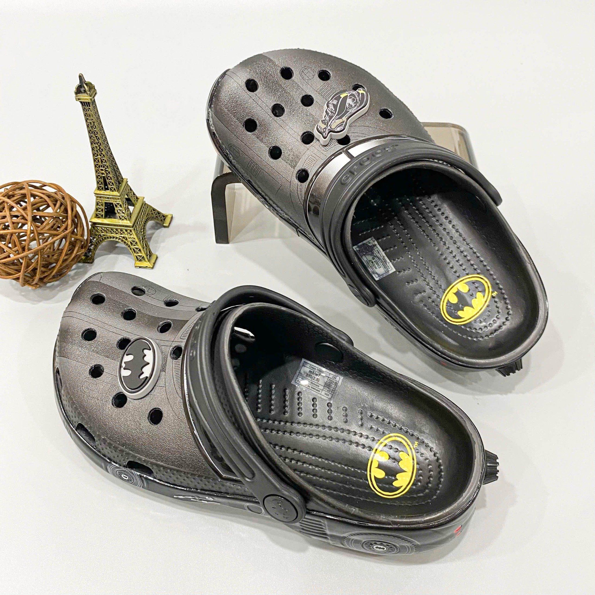  Dép Sục Cross Classic Clog Batman Batmobile trẻ em xuất khẩu 