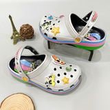  Sục Classic Clog Silver Trẻ Em The Powerpuff Girls Xuất Khẩu 