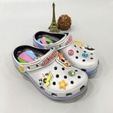 Sục Classic Clog Silver Nữ The Powerpuff Girls Xuất Khẩu 