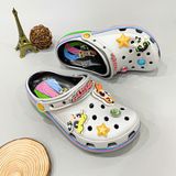  Sục Classic Clog Silver Trẻ Em The Powerpuff Girls Xuất Khẩu 