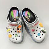  Sục Classic Clog Silver Nữ The Powerpuff Girls Xuất Khẩu 
