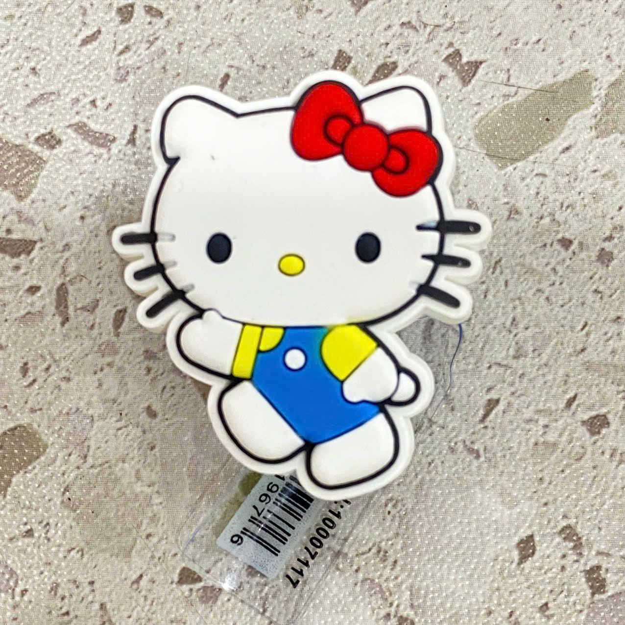  Set jibbitz charms Hello Kitty 3D cứng gắn dép Dinas 