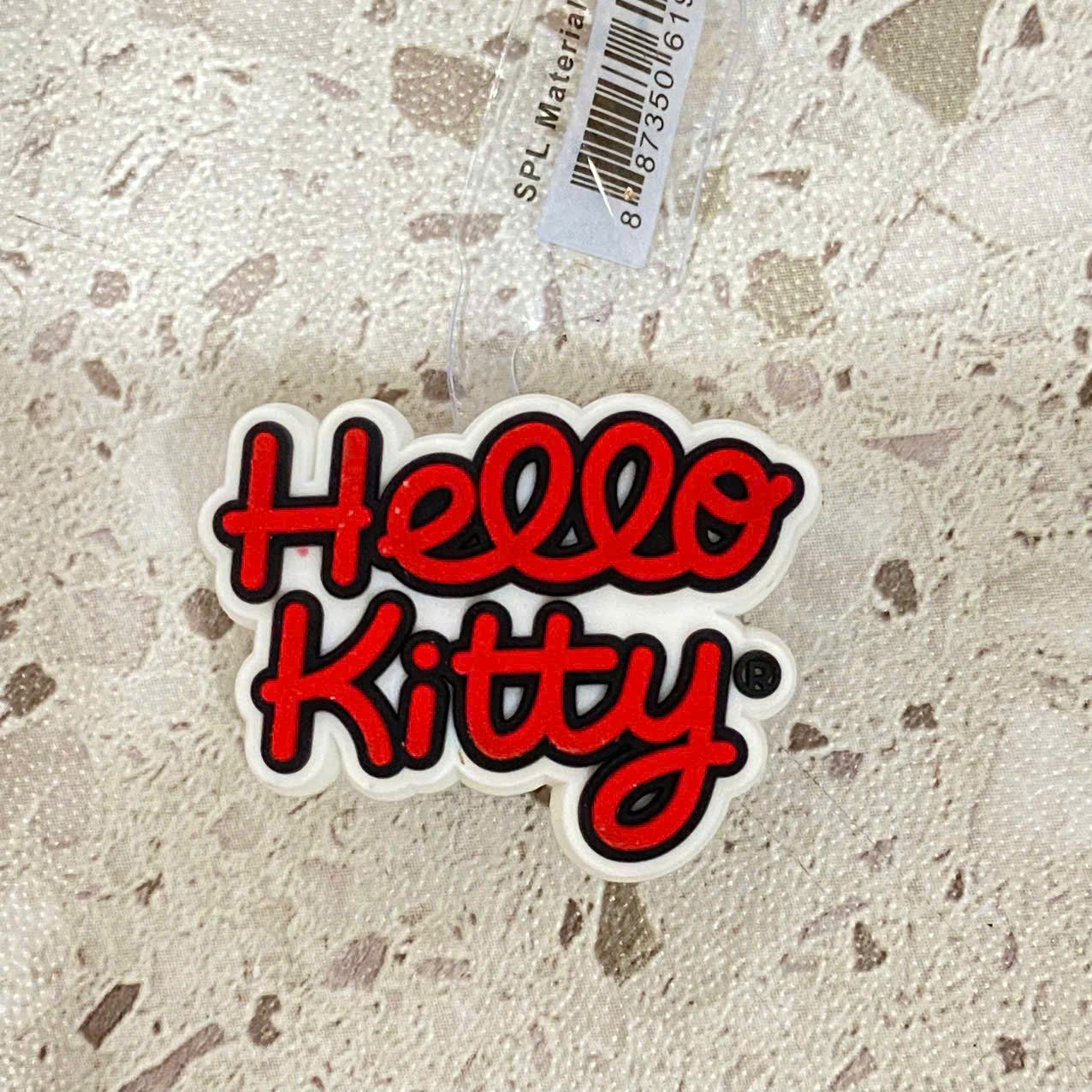  Set jibbitz charms Hello Kitty 3D cứng gắn dép Dinas 