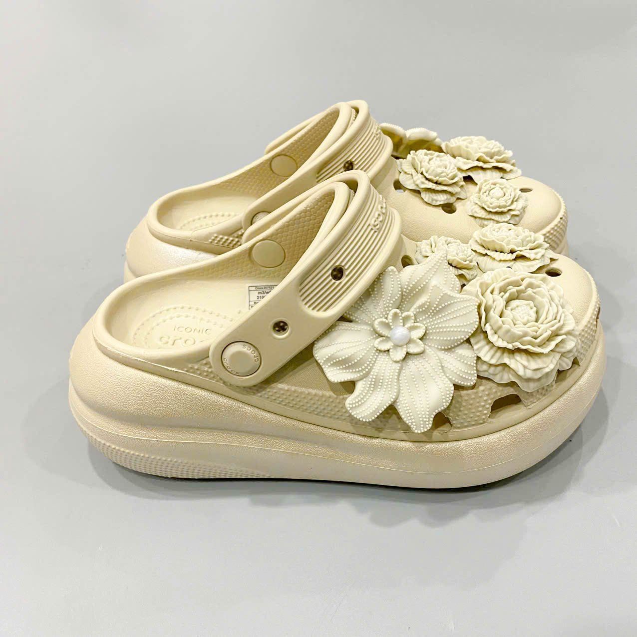  Dép sục Dinas crush 6 phân hồng nhũ cho nữ 