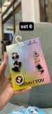  Set charm jibbitz kim loại ngẫu nhiên trang trí gắn dép Dinas 