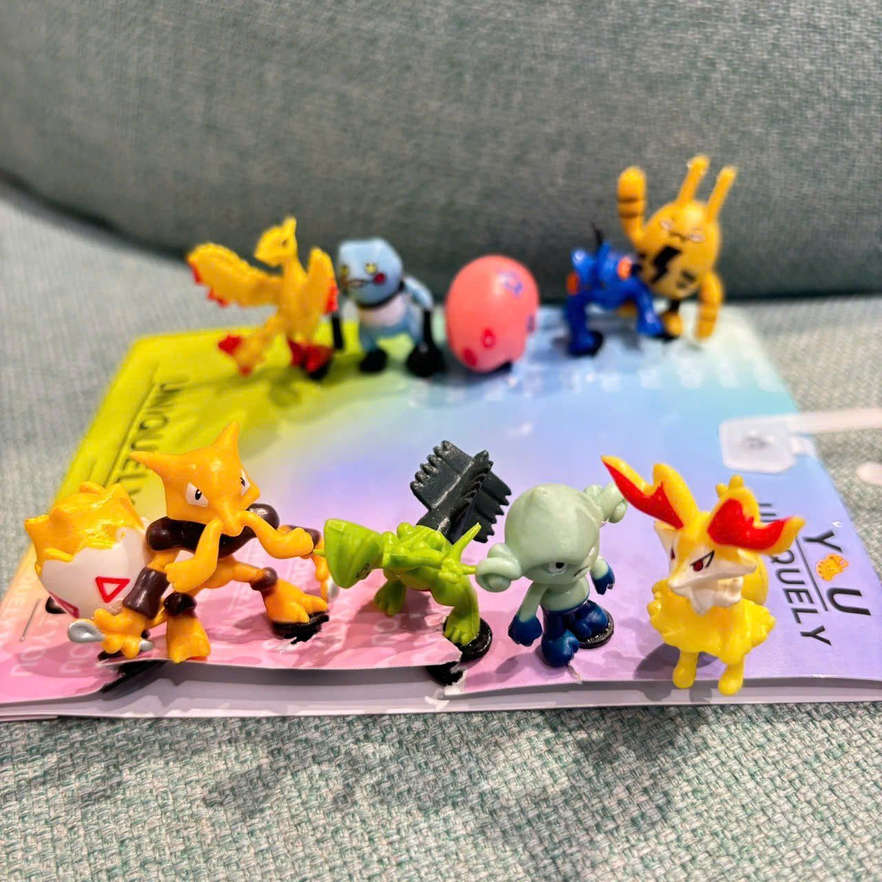  Set jibbitz, charms, Pokemon 3D cao cấp trang trí dép 