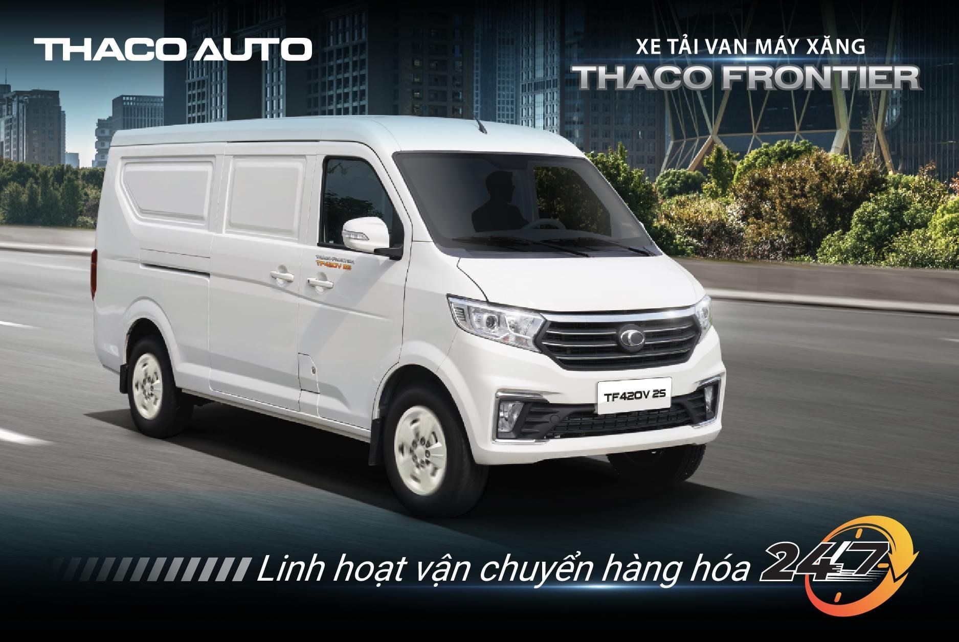 XE TẢI THACO VAN 2 CHỖ NGỒI TẢI TRỌNG 945 KG
