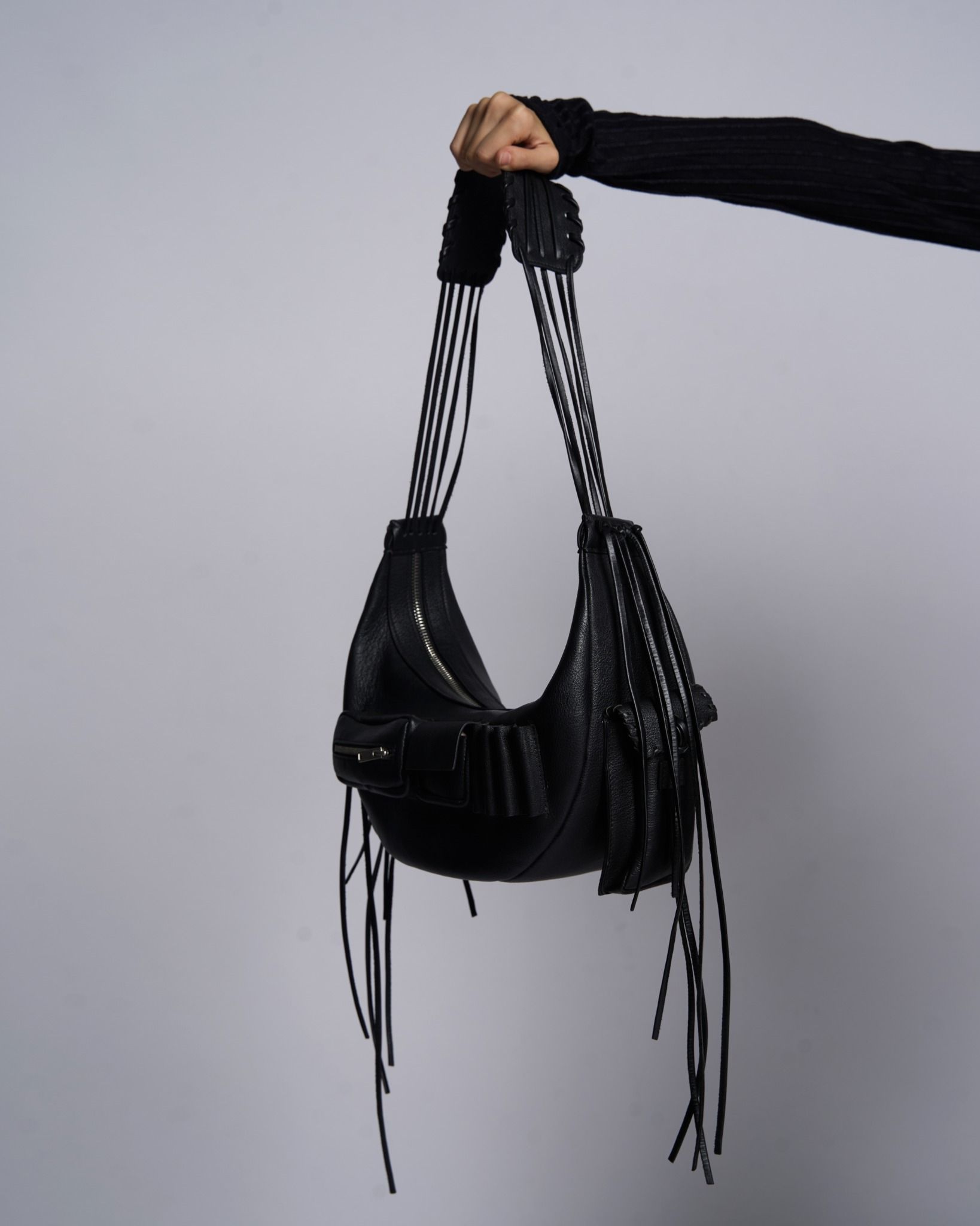 ETS Fringe Leather Bag