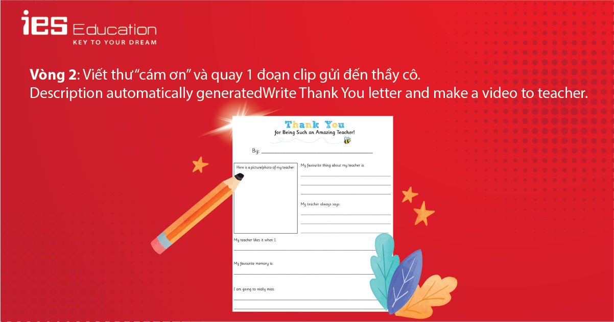 SỰ KIỆN MỪNG NGÀY NHÀ GIÁO VIỆT NAM 20/11 CHỈ CÓ TẠI IES EDUCATION