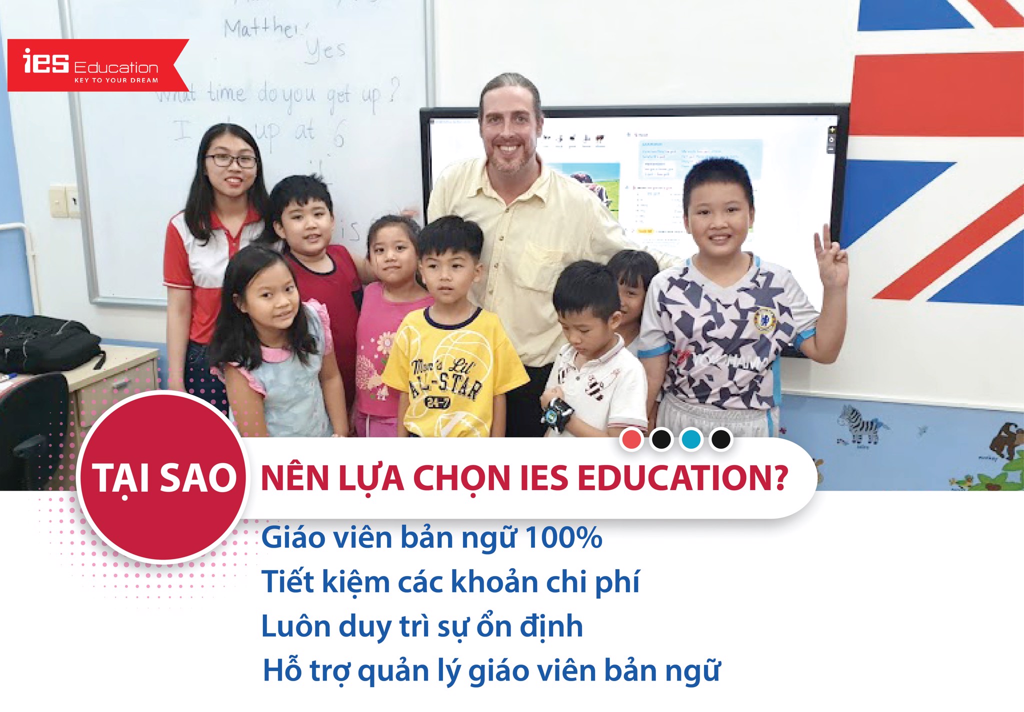 Bảng giá cung cấp giáo viên nước ngoài - IES Education