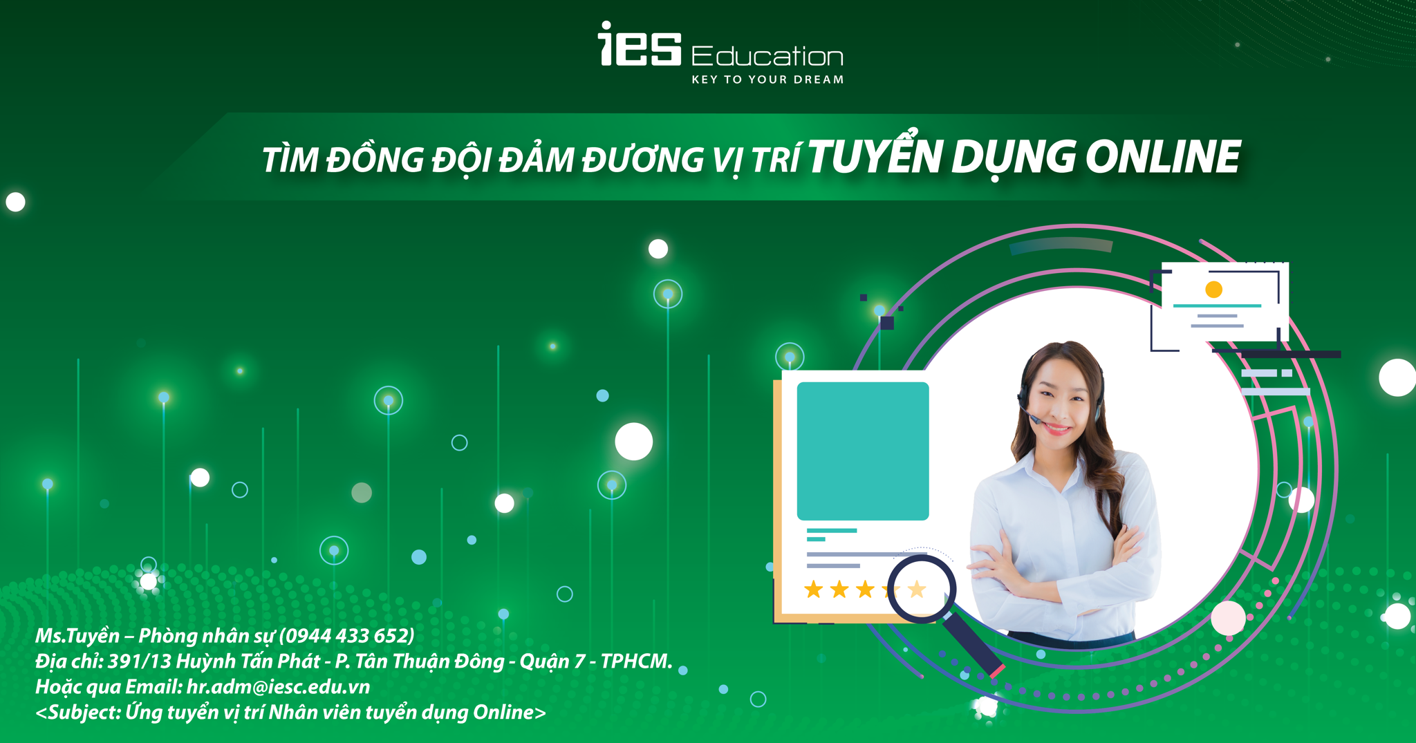 TÌM ĐỒNG ĐỘI ĐẢM ĐƯƠNG VỊ TRÍ TUYỂN DỤNG ONLINE