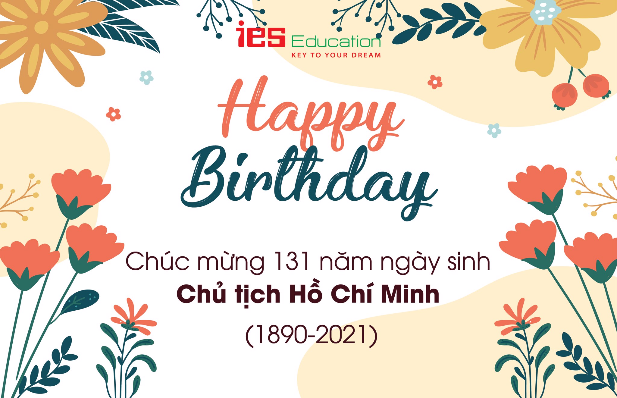 chúc mừng kỷ niệm ngày sinh Bác Hồ