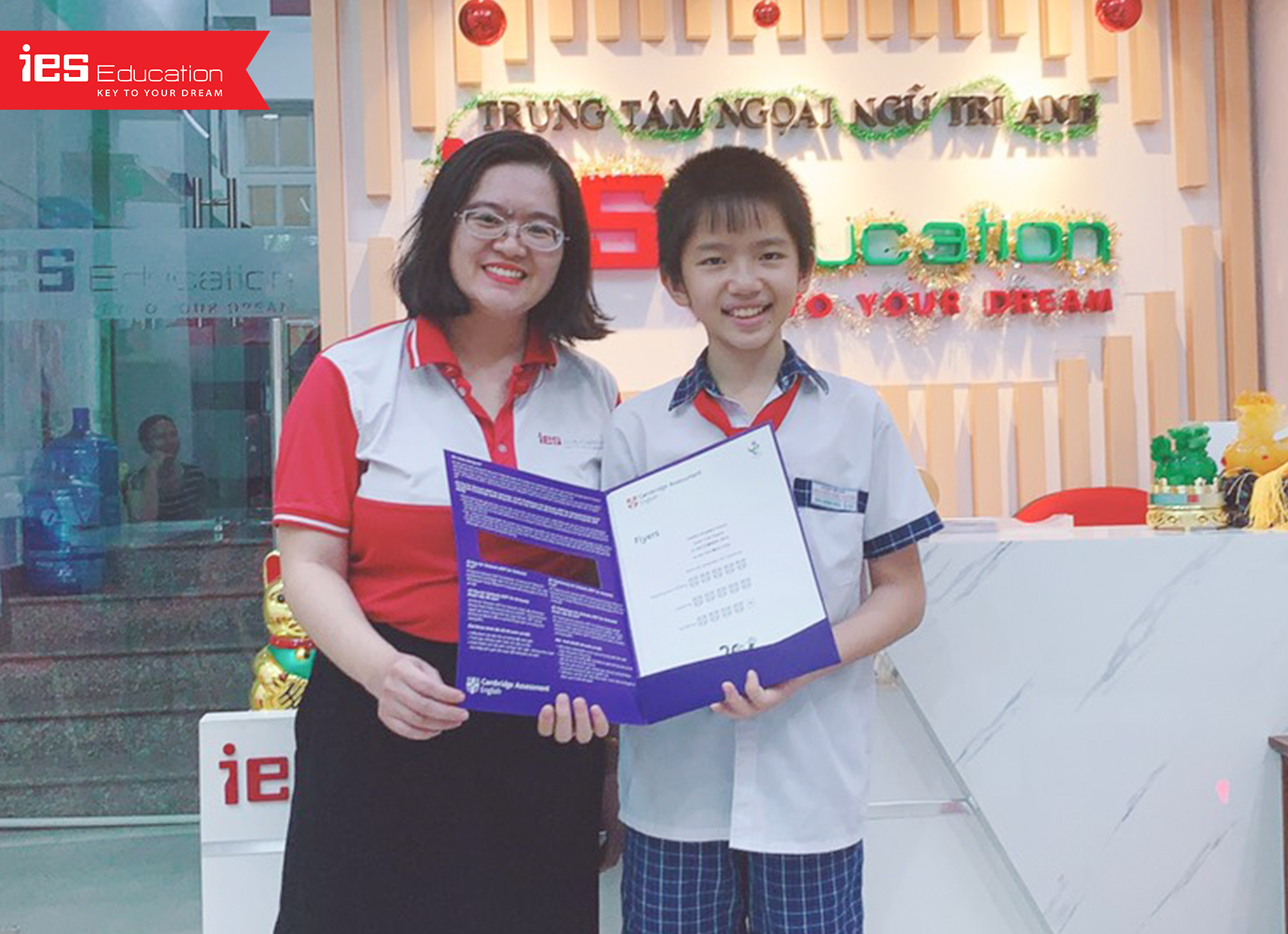 Học viên IES đạt thành tích 14 khiên chứng chỉ tiếng Anh Quốc tế Flyers