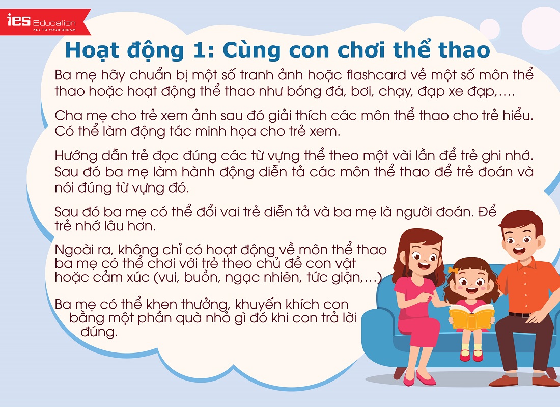 Một số hoạt động vui chơi tại nhà giúp trẻ học tiếng Anh cực hiệu quả (phần 1)