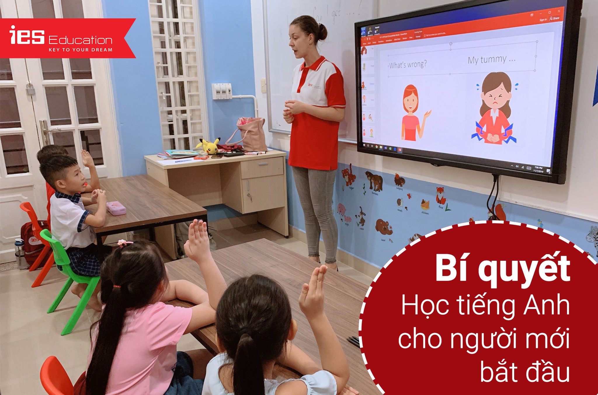 Học tiếng Anh cho người mới bắt đầu - IES Education