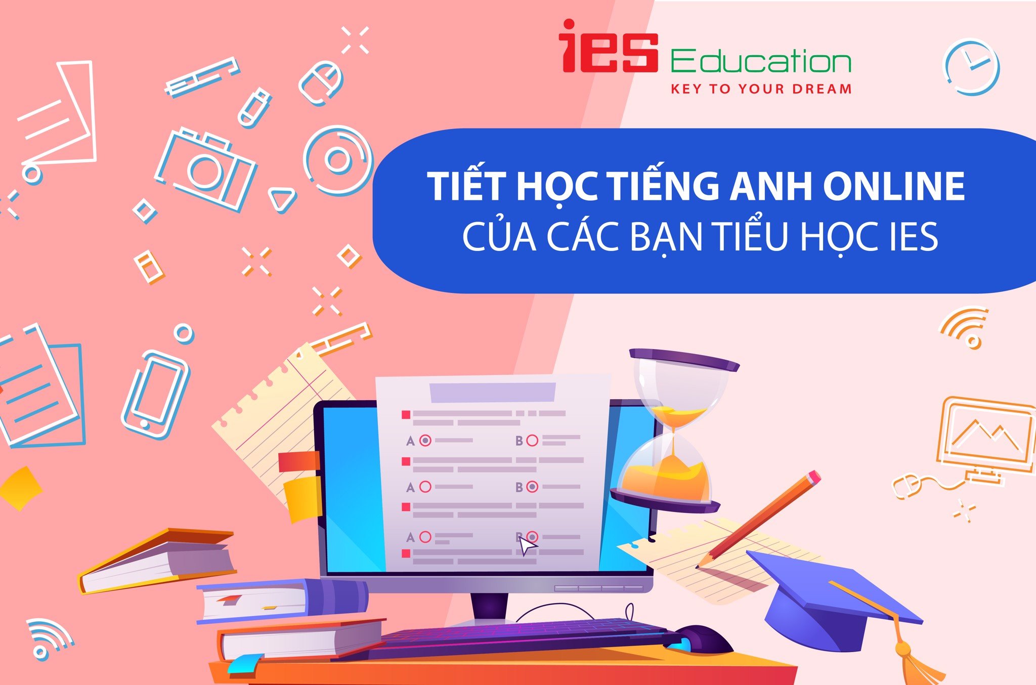 Tiết học tiếng Anh online của các bạn học sinh tiểu học - IES Primary