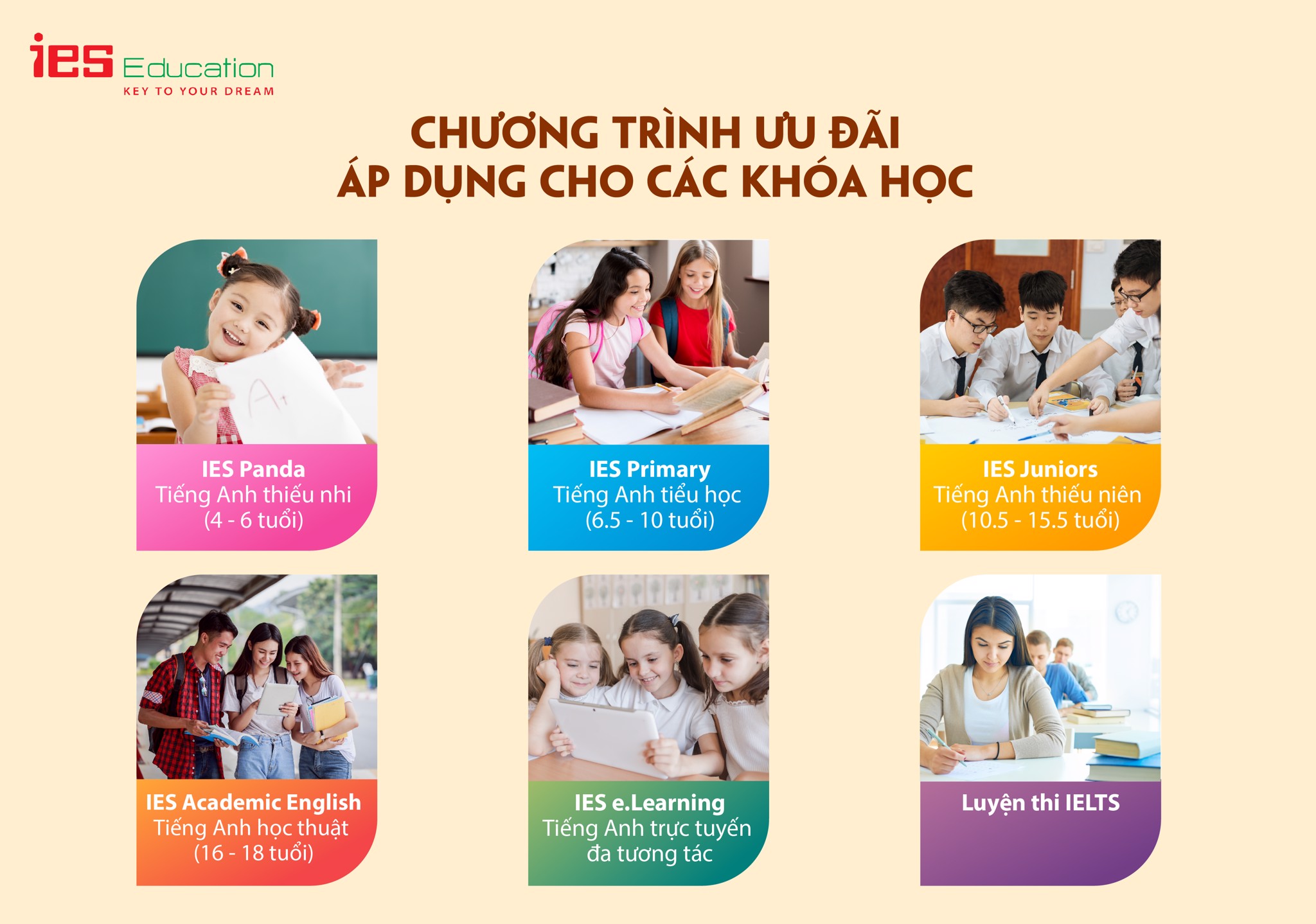 back to school tưng bừng khai giảng học phí chỉ còn 599k chỉ có tại IES EDUCATION