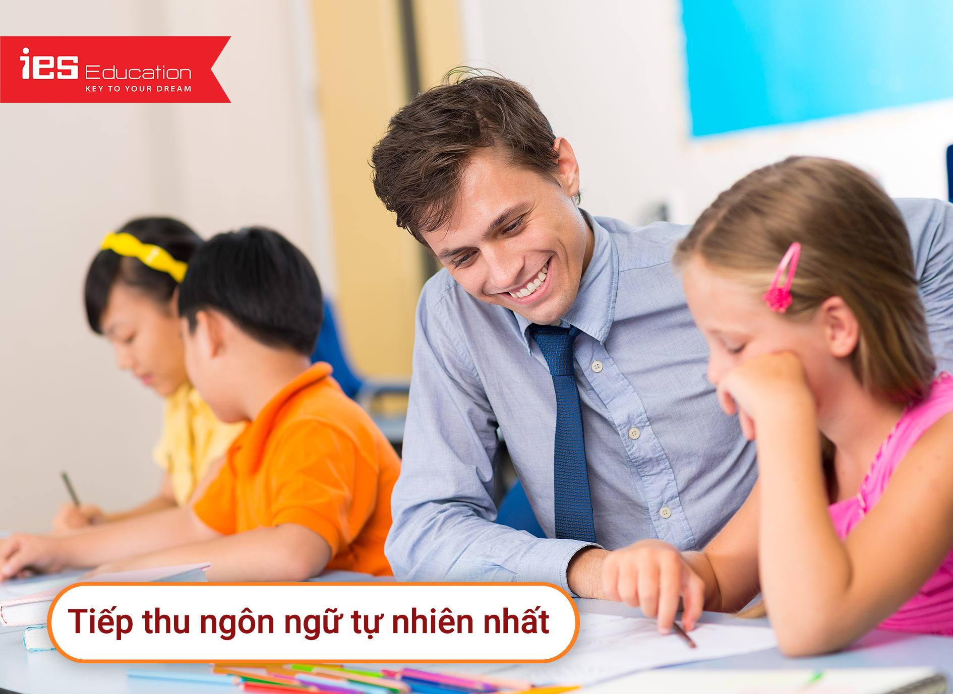 Lợi ích khi trẻ học tiếng Anh sớm - IES Education