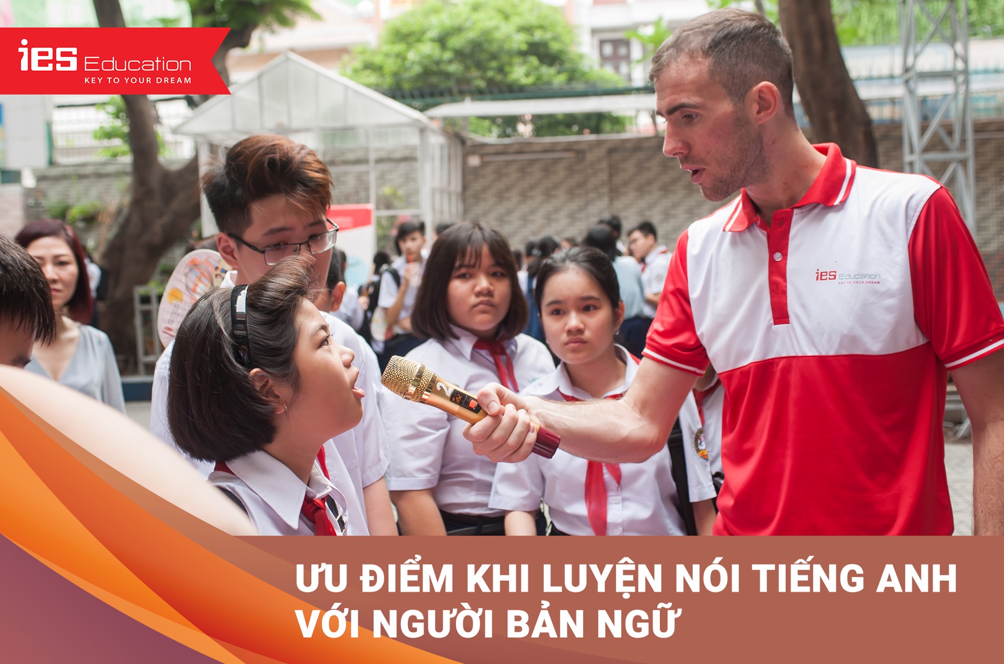 Luyện nói tiếng Anh với người bản ngữ-IES Education