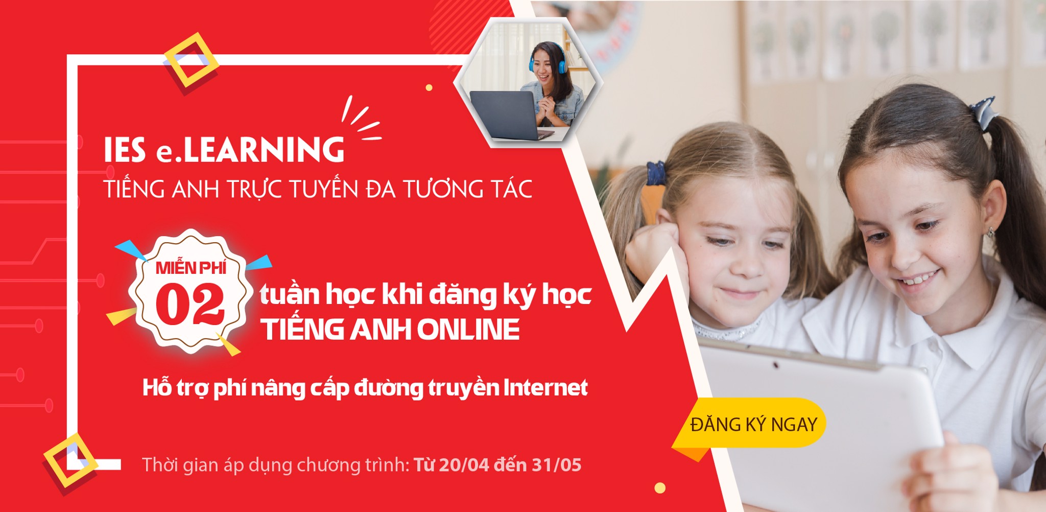 Có nên cho con học tiếng Anh online không? - Chương trình khuyến mãi học tiếng Anh online