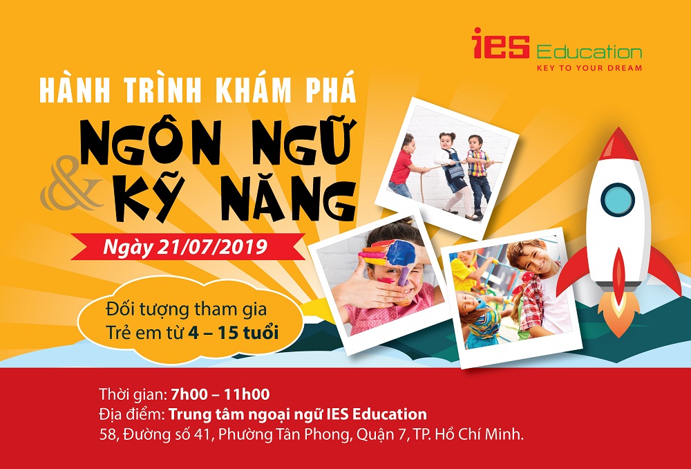 Sự kiện hành trình khám phá ngôn ngữ & kỹ năng - ies education