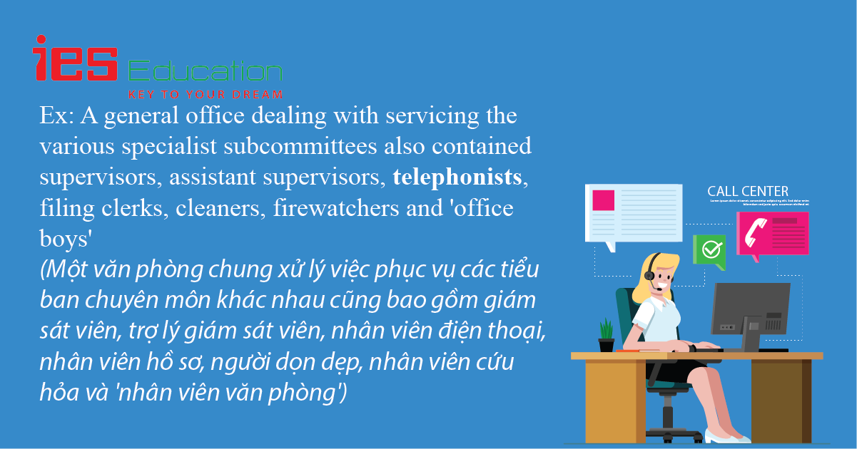 TỪ VỰNG TIẾNG ANH CHỦ ĐỀ NGHỀ NGHIỆP LĨNH VỰC KINH DOANH