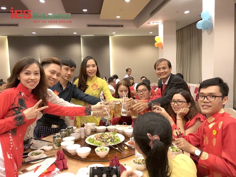 tiêc tất niên year end party 2018 ies education 2