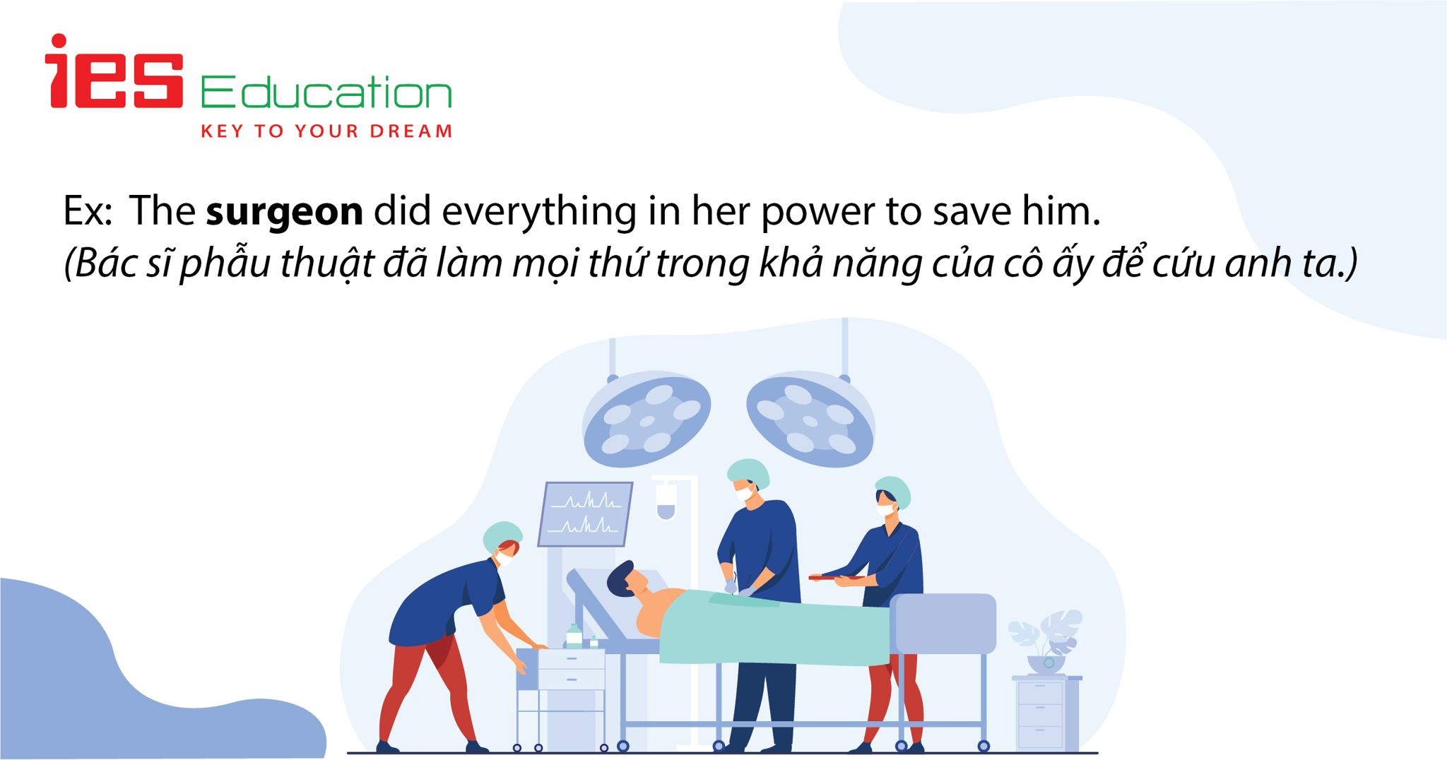 TỪ VỰNG TIẾNG ANH CHỦ ĐỀ NGHỀ NGHIỆP LĨNH VỰC Y TẾ VÀ CHĂM SÓC SỨC KHỎE