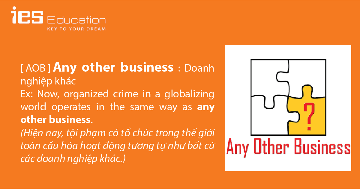 TỪ VỰNG TIẾNG ANH THƯƠNG MẠI CÓ VÍ DỤ MINH HOẠ