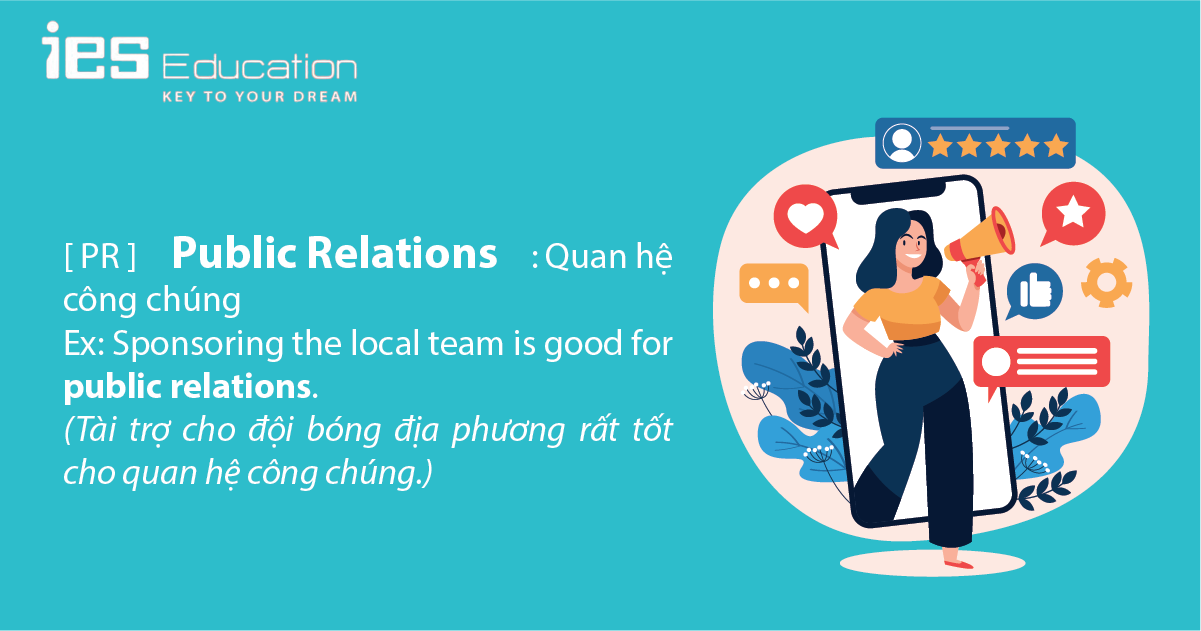 TỪ VỰNG TIẾNG ANH THƯƠNG MẠI CÓ VÍ DỤ MINH HOẠ