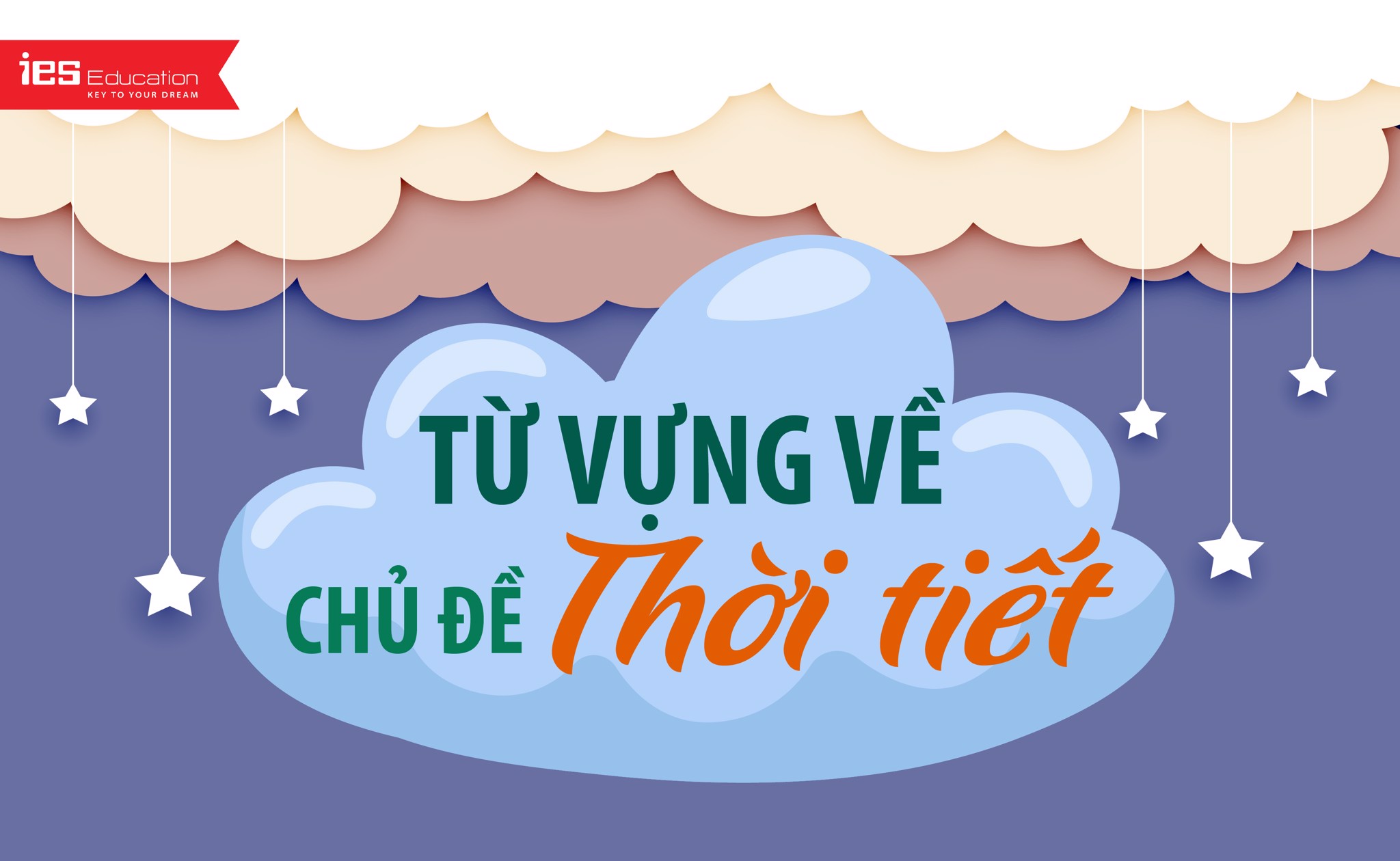 Từ vựng tiếng Anh chủ đề thời tiết - IES Education