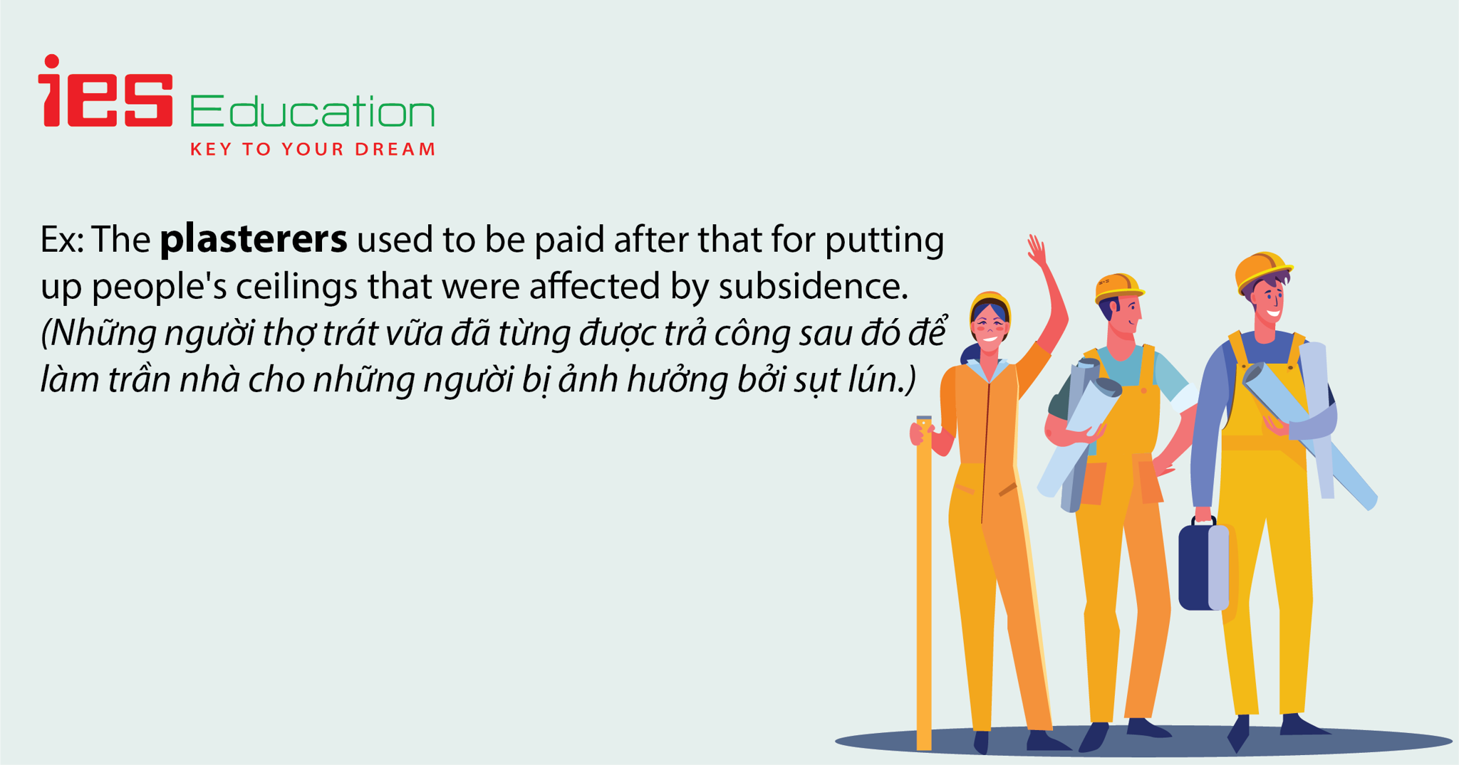 ​​​​​​​TỪ VỰNG TIẾNG ANH CHỦ ĐỀ NGHỀ NGHIỆP LĨNH VỰC XÂY DỰNG VÀ KỸ THUẬT