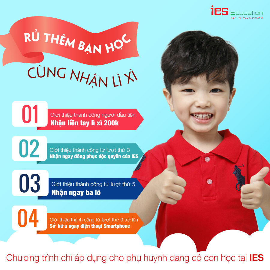 Vui tết Tân Sửu - Rủ thêm bạn học - Cùng nhận lì xì