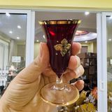 Bộ bình rượu pha lê Ruby tinh tế