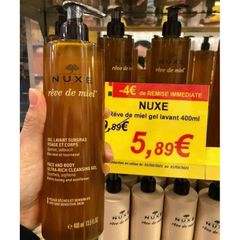  Sữa rửa mặt Nuxe Reve De Miel Rich Cleansing Gel 