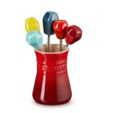 Set dĩa hoa quả cầu vồng kèm hũ đựng Le Creuset