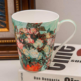 Cốc cao Vangogh sứ xương cao cấp 420ml