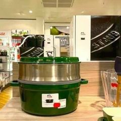  Nồi gang kèm xửng hấp Staub 