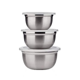 Bộ 3 âu Ernesto có nắp nhựa hàng nội địa Đức