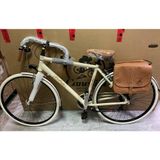 Xe đạp nam Canellini Retrò Mann Aluminium Olivgrun mit Tasche 50
