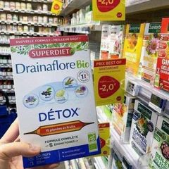  Thải độc Detox Superdiet Drainaflore Bio 