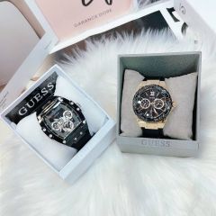 Cặp đồng hồ thời trang Guess mặt chronograph 