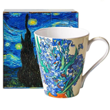 Cốc cao Vangogh sứ xương cao cấp 420ml