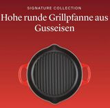 Chảo Nướng Le Creuset Hình Tròn 25cm màu đỏ