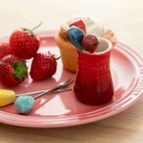 Set dĩa hoa quả cầu vồng kèm hũ đựng Le Creuset